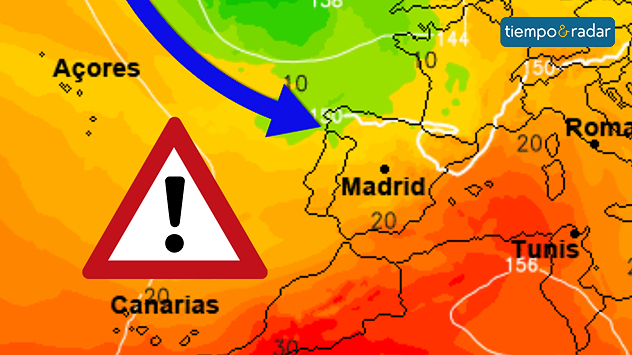 En las próximas horas, una vaguada se aproximará por el noroeste peninsular, penetrando por la mitad norte de la Península. Luego llegará una borrasca.