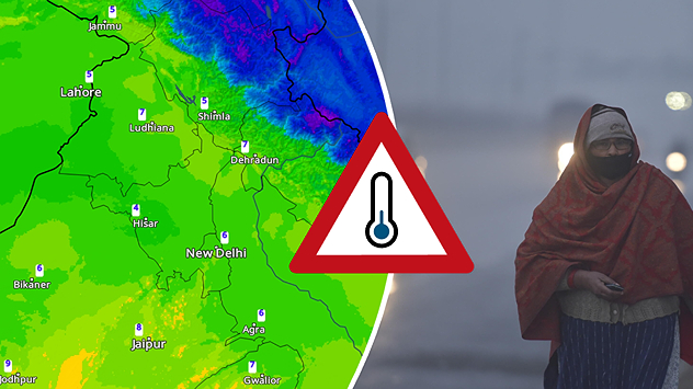 Temperatures in Delhi drop significantly