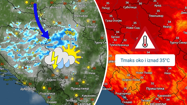 Vruće, pa nestabilno i svežije