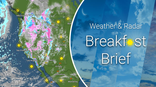 Breakfast brief: Rain and snow for the West Coast – Weather News