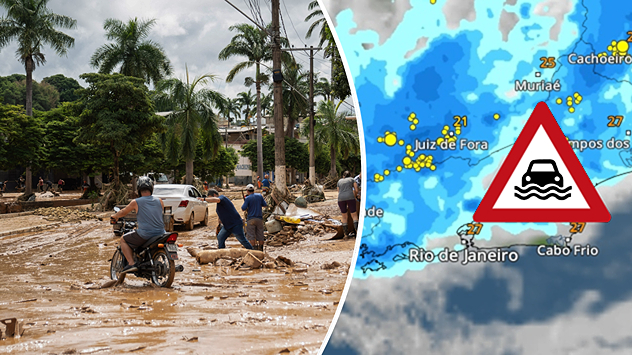 Fuertes inundaciones han afectado a varias ciudades del sureste de Brasil y han dejado una estela de destrucción.