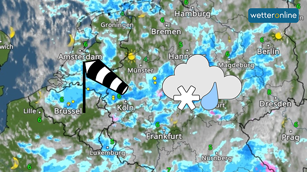 WetterRadar für Deutschland am Sonntag