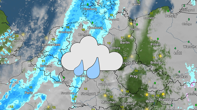 WetterRadar Montag