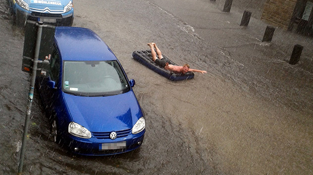 Der Rekordregen von Münster