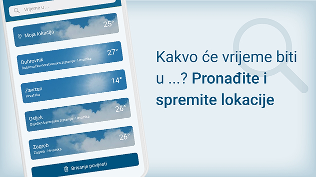 Lokacije u aplikaciji