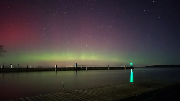 In Greifswald lässt sich das Naturschauspiel auch bewundern.
