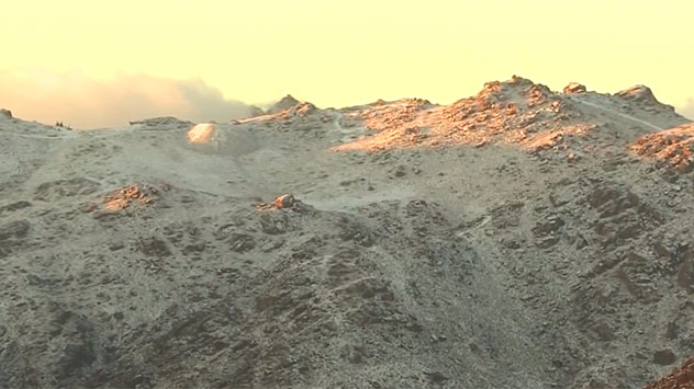 Schnee Saudi-Arabien