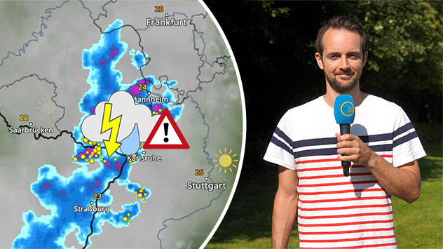 Gewittergefahr ab Mittwoch