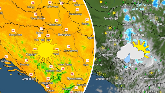 Promenljivo, pa suvo i toplo