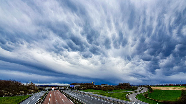 Mammatus-Wolken