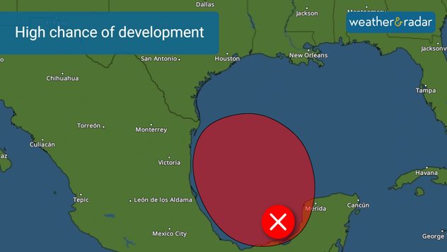 HIgh chance of development in the next 7 days
