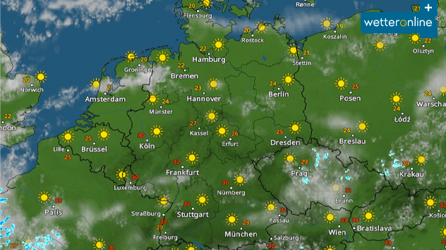 WetterRadar Samstag