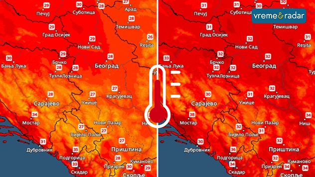 Temperatura narednih dana