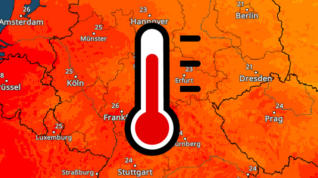 TemperaturRadar 12. August 2024 22 Uhr