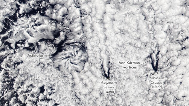 Wolkenballen und Spiralen