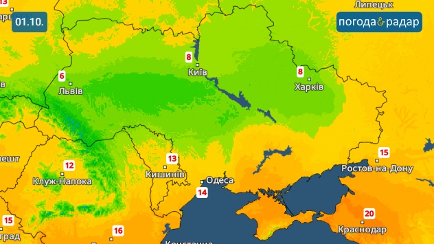 Температура в Україні продовжує знижуватися.