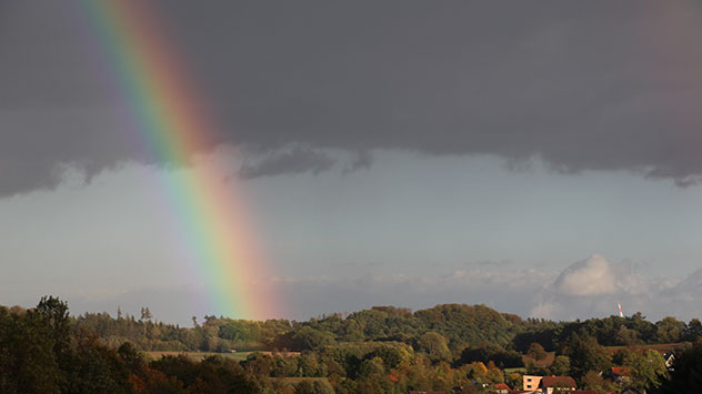 Regenbogen über Battenberg