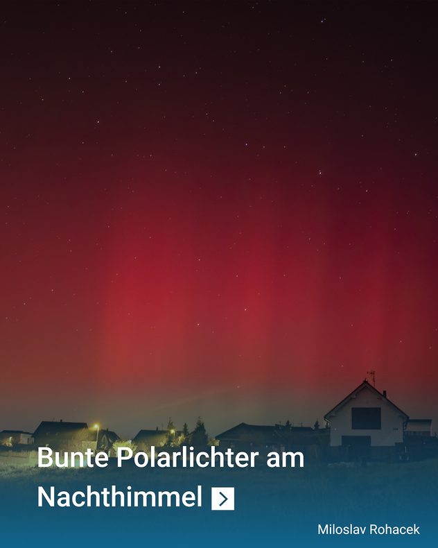 Northern lights in Czechia