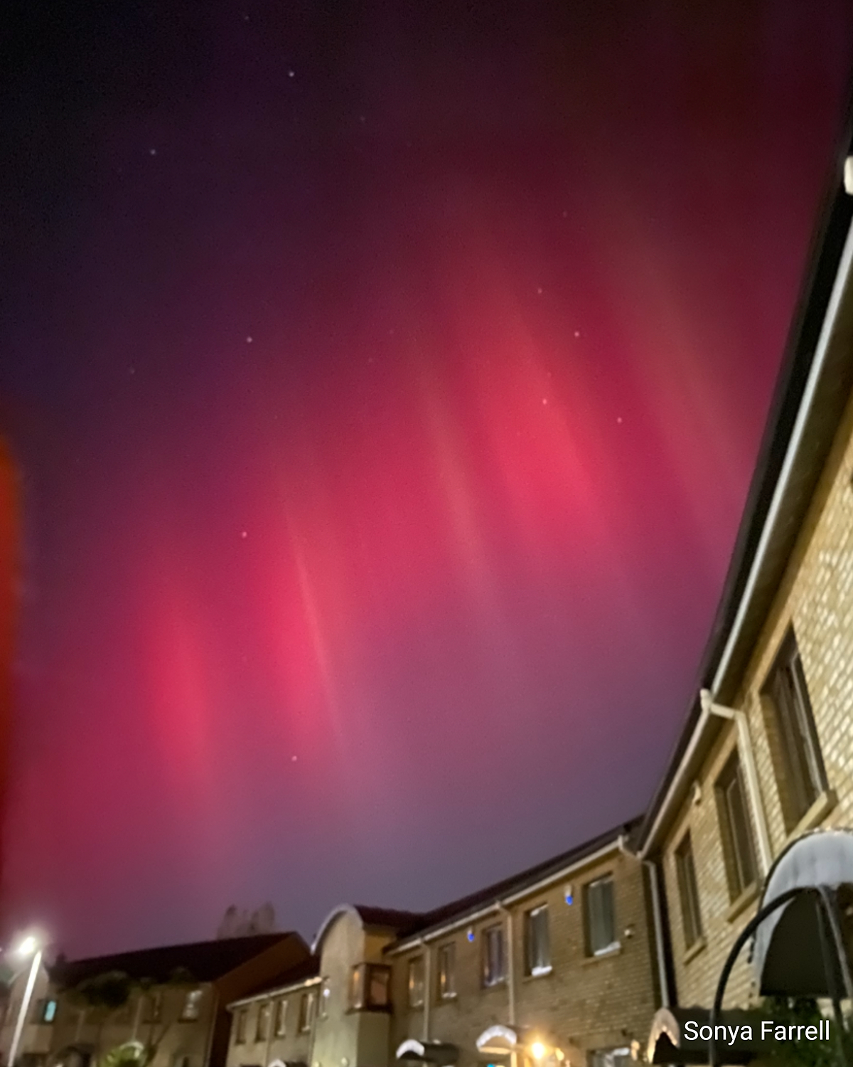 Northern lights in Ireland