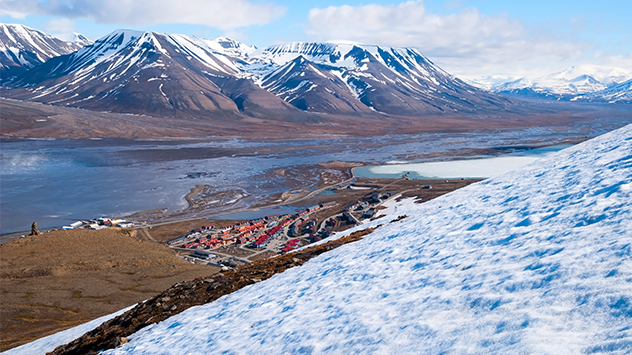 T-Shirt-Wetter auf Spitzbergen
