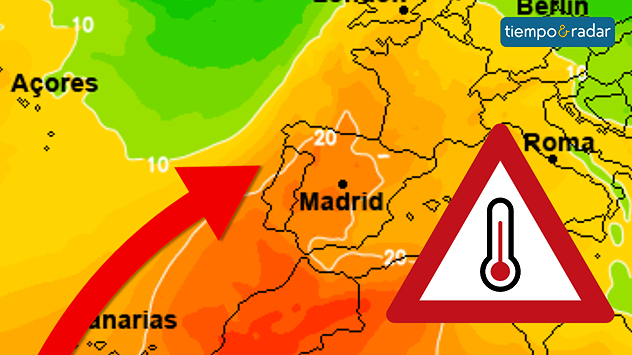 Las máximas se dispararán con valores próximos a los 40 grados. 