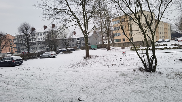 Auch die Region Minden präsentiert sich im weißen Winterkleid.