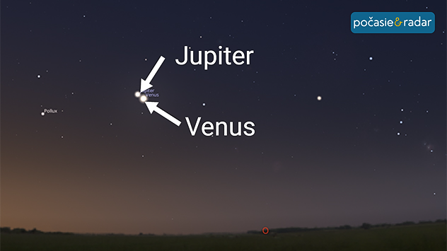 Jupiter a Venuša