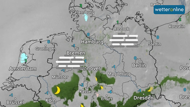 WetterRadar von Freitagmorgen