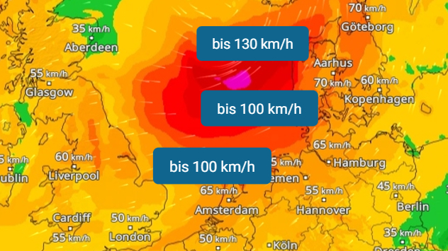 WindRadar für die Nordseeregion