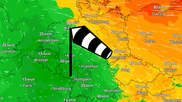 Am Nachmittag wird es im Nordosten nochmals stürmisch.