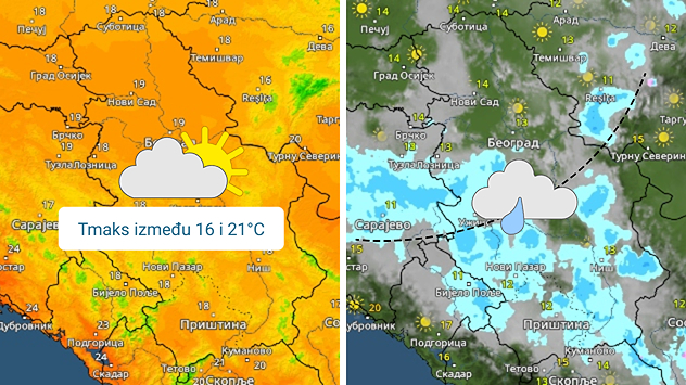 Vreme narednih dana