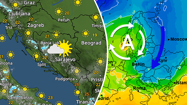 Sunčano i toplo. Hladniji kraj mjeseca