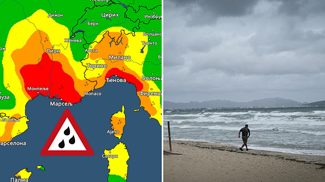 Obilne kiše na Mediteranu