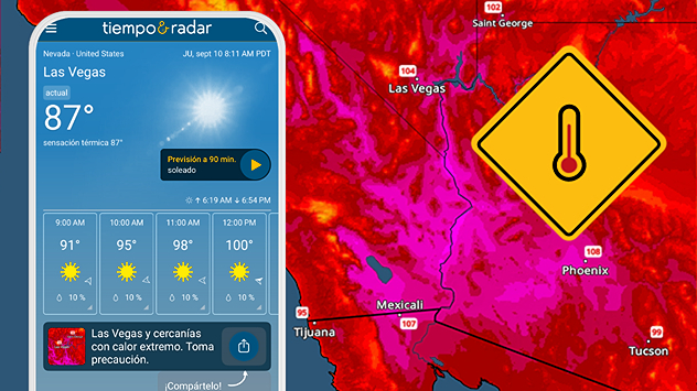 Calor extremo en el Suroeste. 