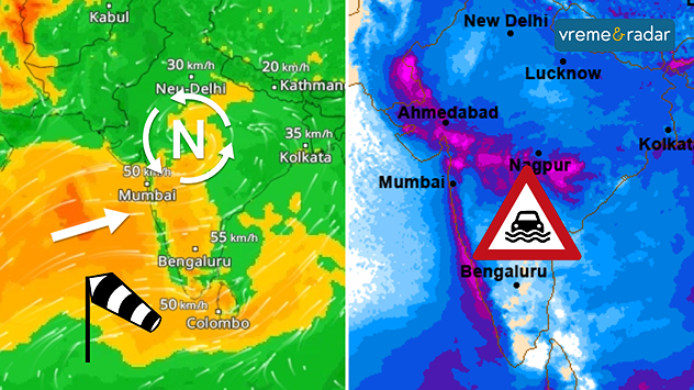 Monsun i obilne kiše u Indiji