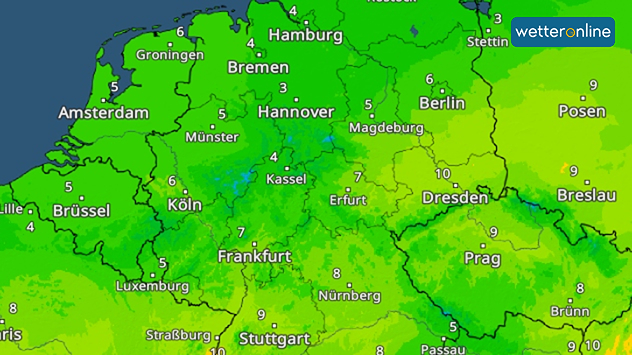 TemperaturRadar Sonntag
