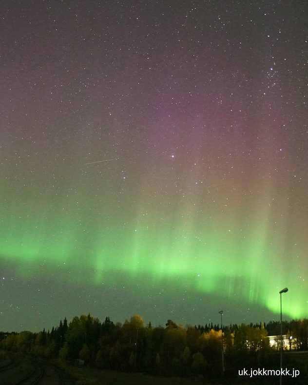 Polarlichter in Jokkmokk, Schweden