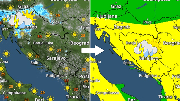 Dolaze pljuskovi. Ugodne temperature