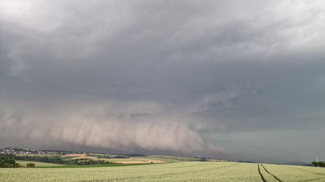 Bedrohliche Gewitterwolken