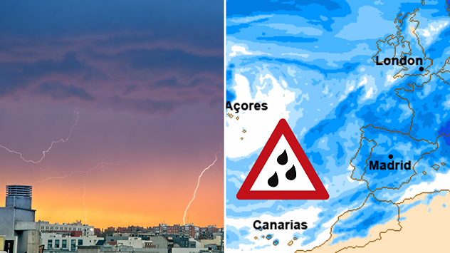A lo largo de esta tarde, los chubascos y las tormentas volverán a intensificarse y ganar extensión. Podrán afectar a diferentes puntos del interior y oeste de la Península, aunque también alcanzarán nuevamente algunas zonas del Mediterráneo. Localmente podrán descargar con fuerza.&nbsp;