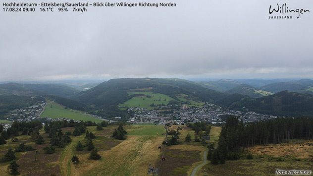 Webcam-Bild aus dem Sauerland von Samstagmorgen