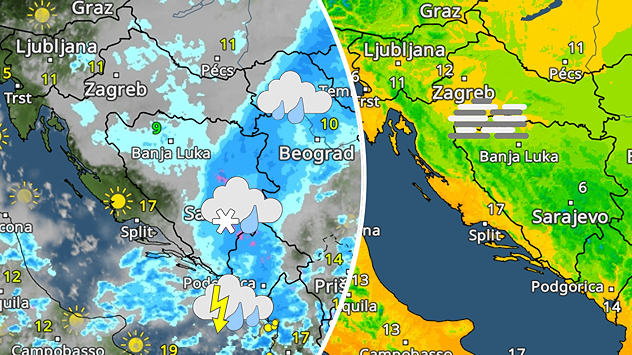 Ostaju li oblaci, negdje magla i kiša?