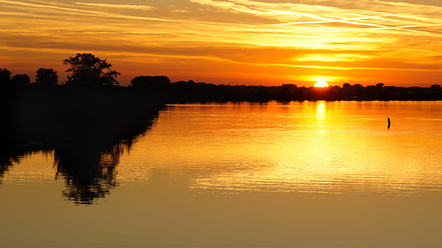 Sonnenaufgang bei Straubing