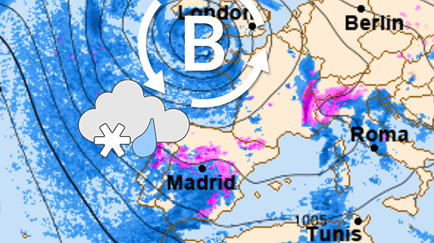La próxima borrasca de gran impacto, Ingrid, comenzará a dejarse notar en las próximas horas.&nbsp;