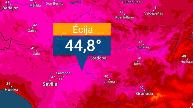 TemperaturRadar Spanien