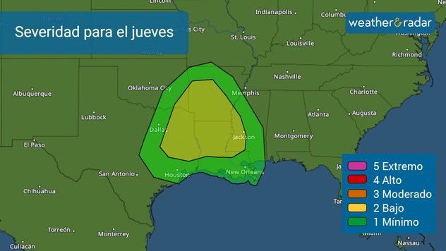 Riesgo para el jueves 01/11/2024