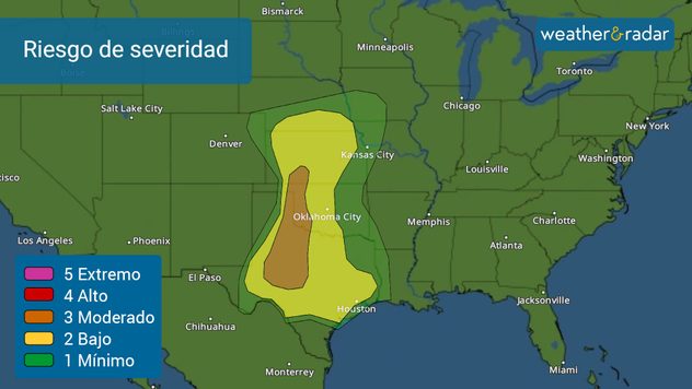 Severe risk for Wednesday. 