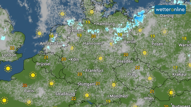 WetterRadar Sonntag