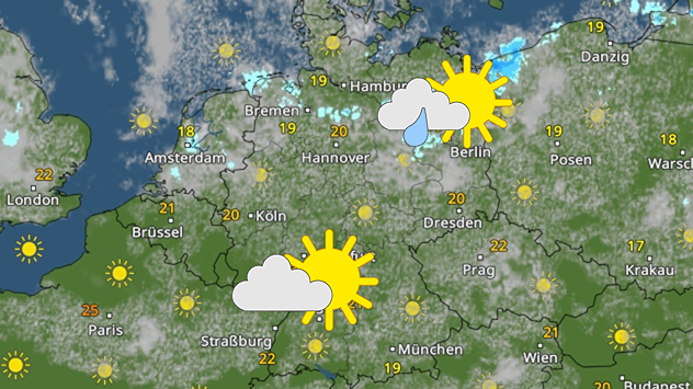 WetterRadar Sonntag
