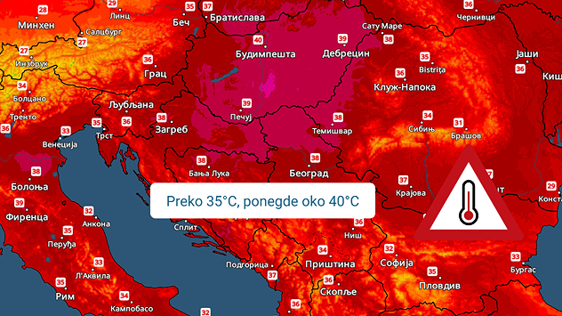 Vrućine u regionu